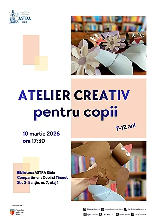 Atelier creativ pentru copii