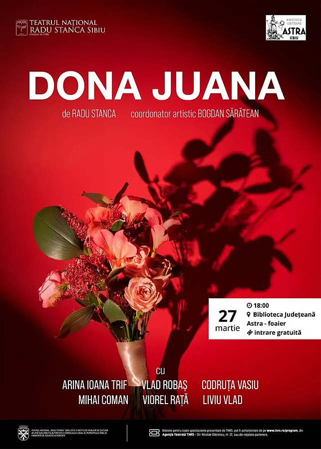 Spectacol-lectură: „Dona Juana” de Radu Stanca