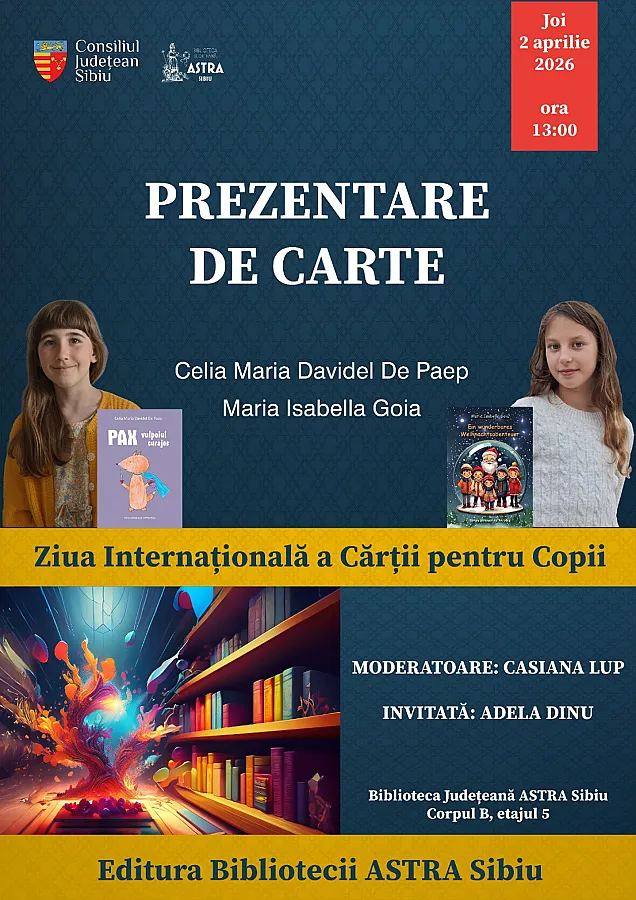 Eveniment literar de Ziua Internațională a Cărții pentru Copii